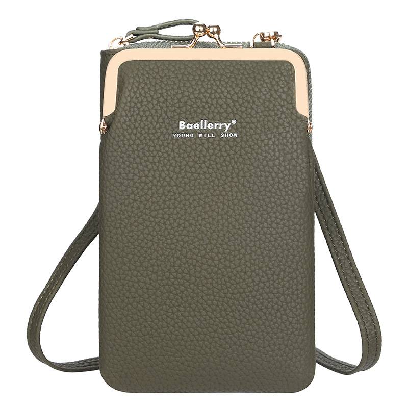 Women Phone Bag Solid Crossbody Bag