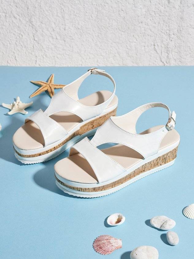 Casual Resort Platform Wedge Strap Sandals