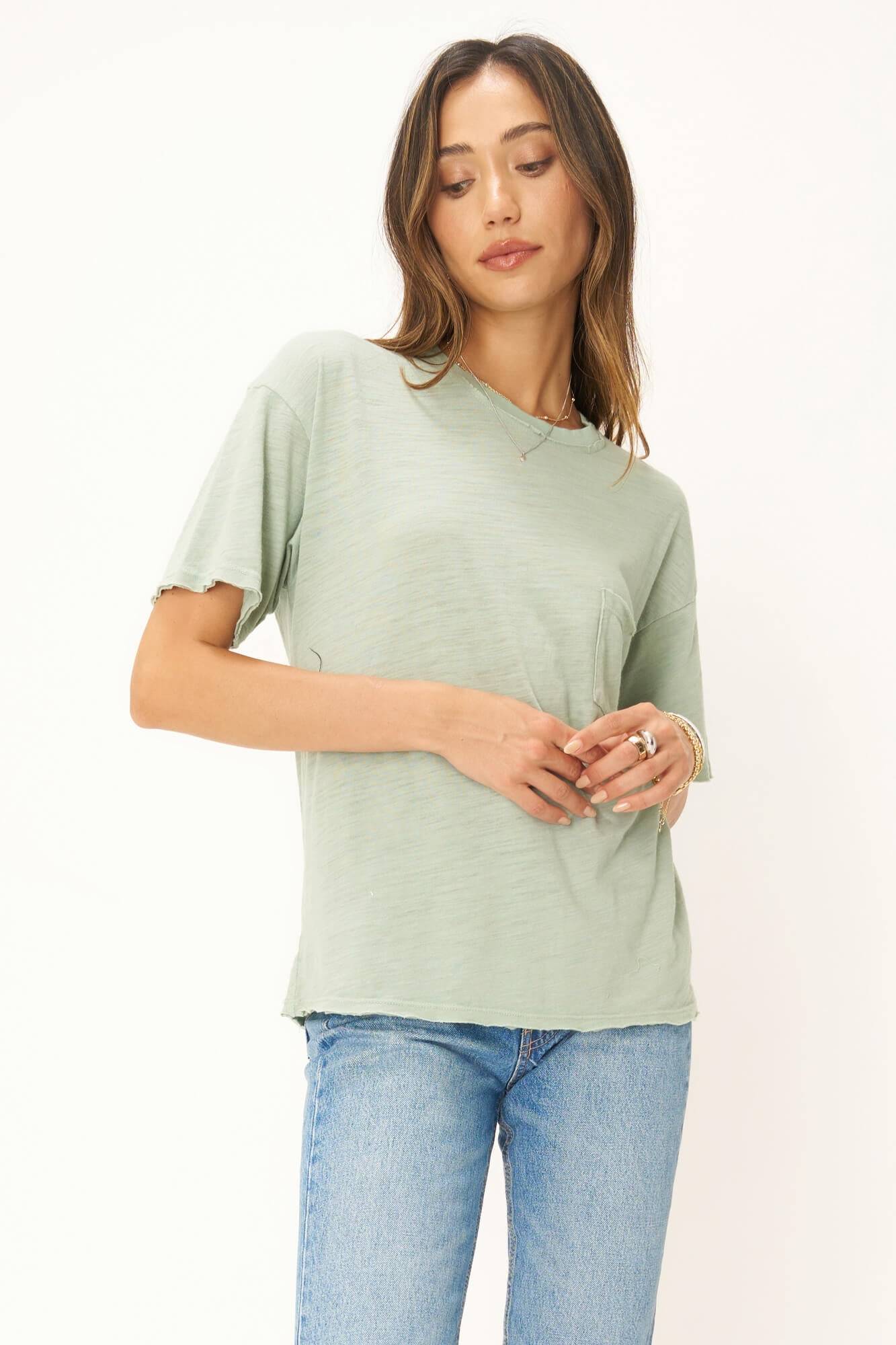 Beck Slub Pocket Tee - Endless Sky