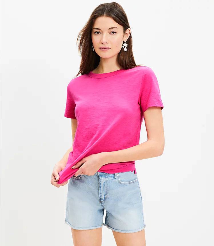 Everyday Crew Tee Pink