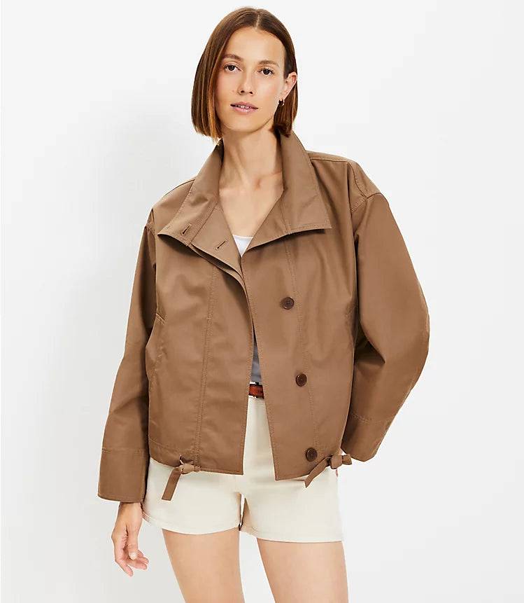 Drawstring Hem Jacket