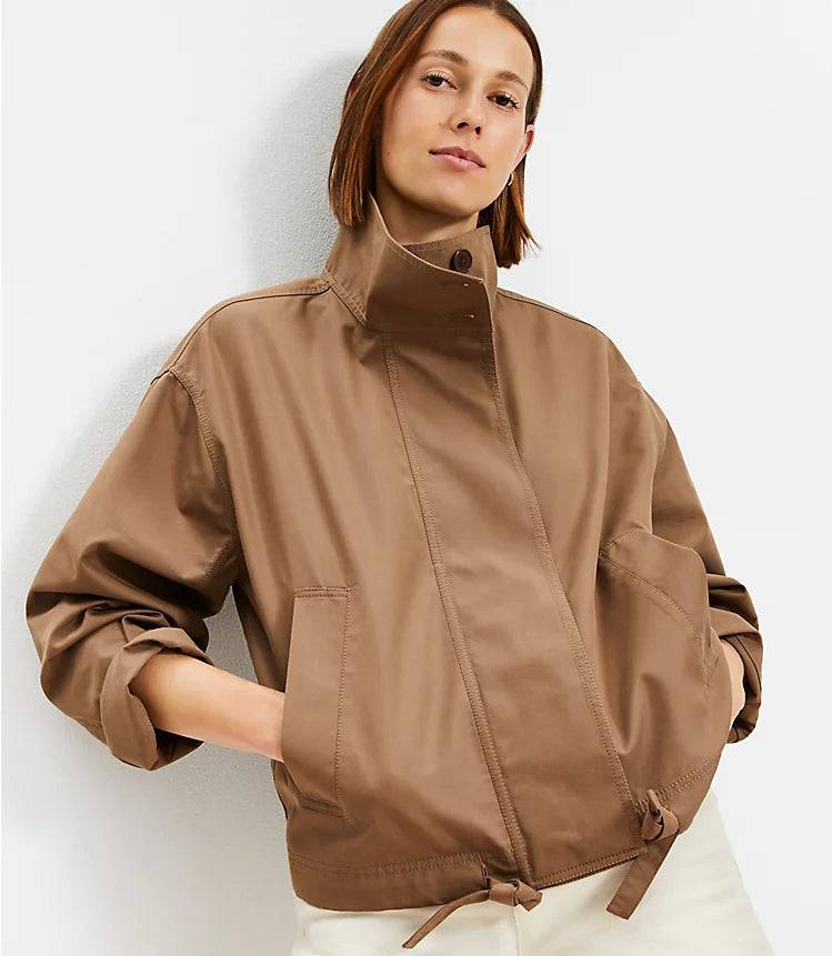 Drawstring Hem Jacket