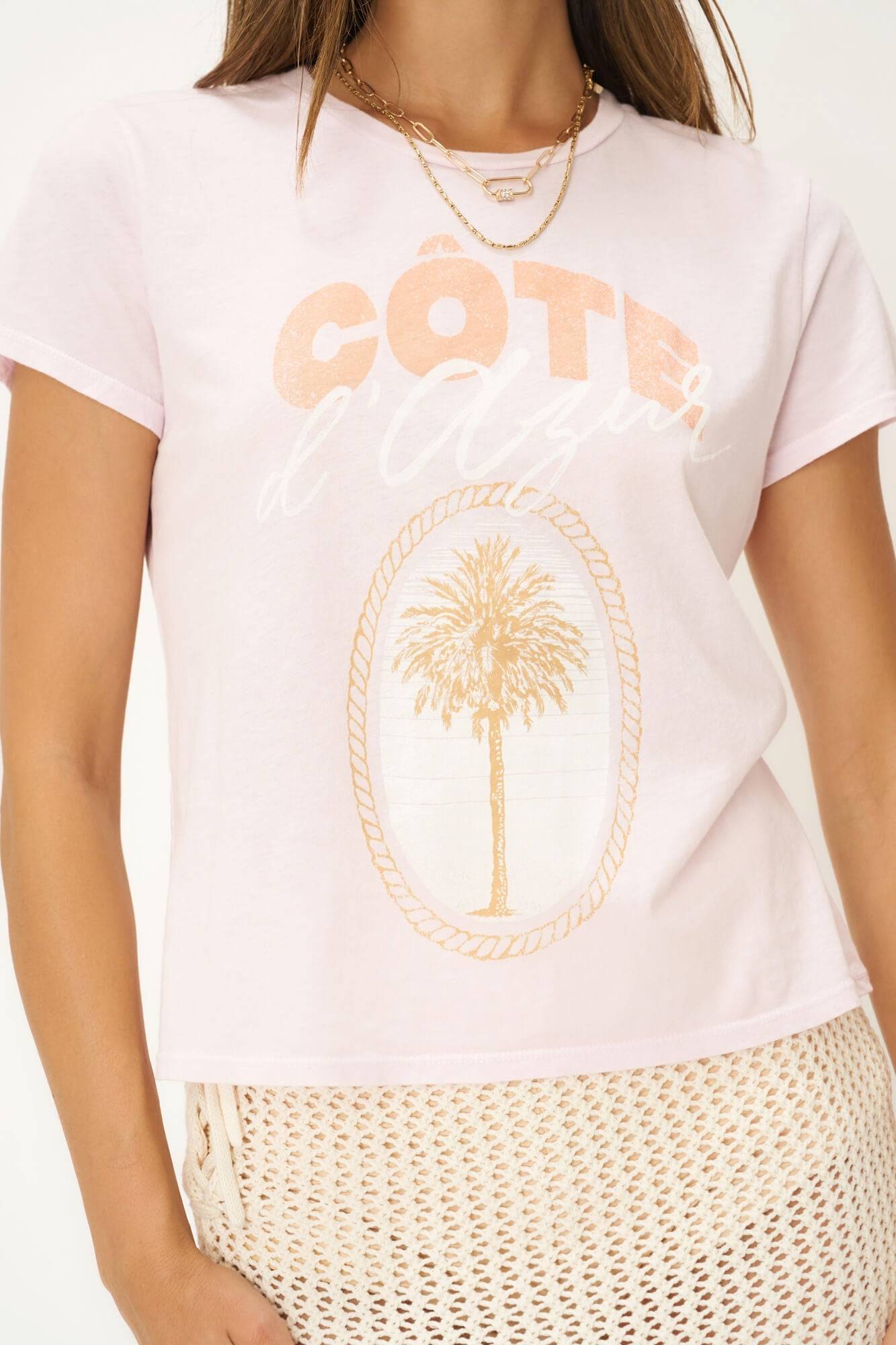 Cote D'Azur Tee - Cosmo Pink