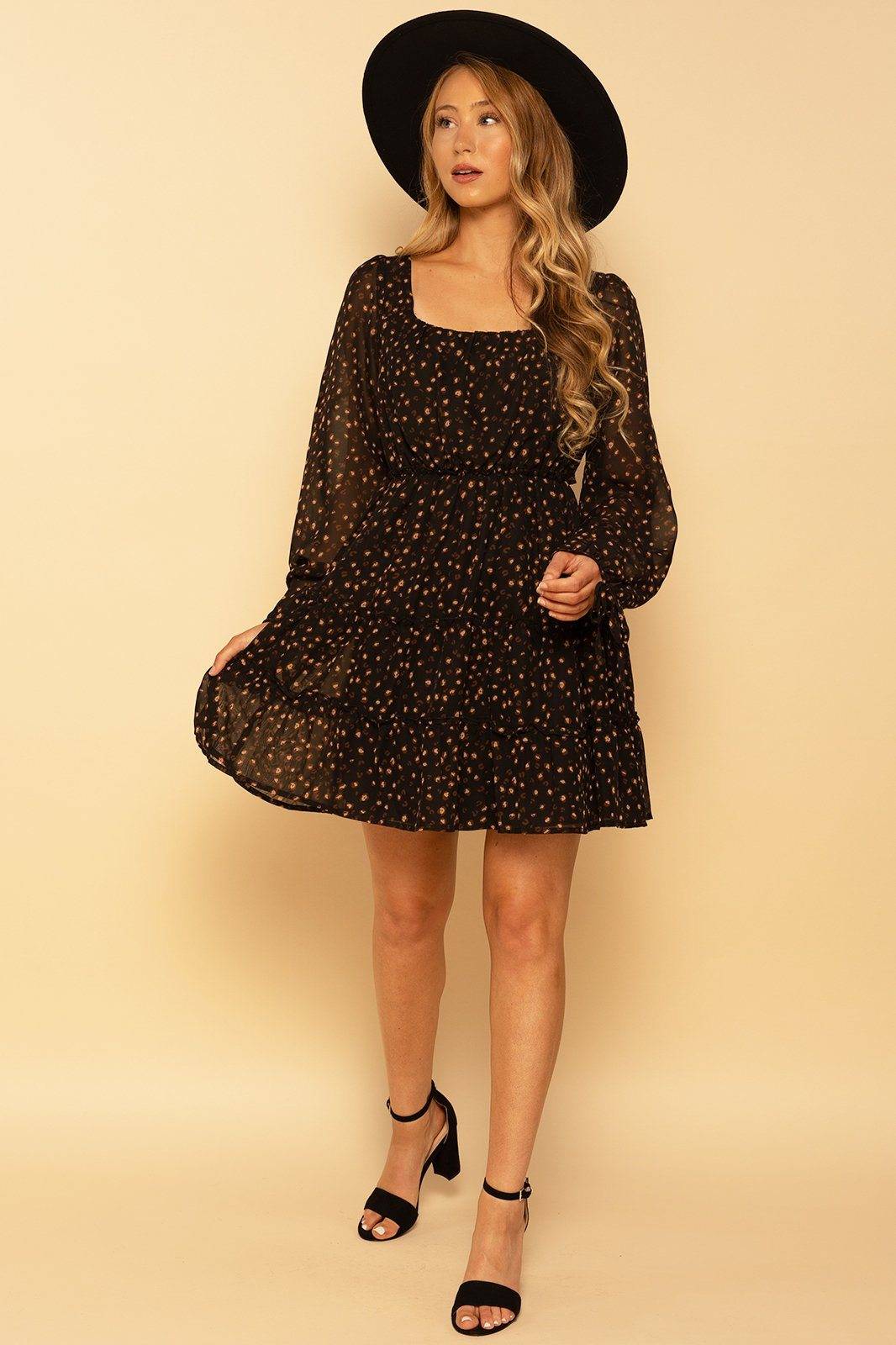 Long Sleeve Short Dress