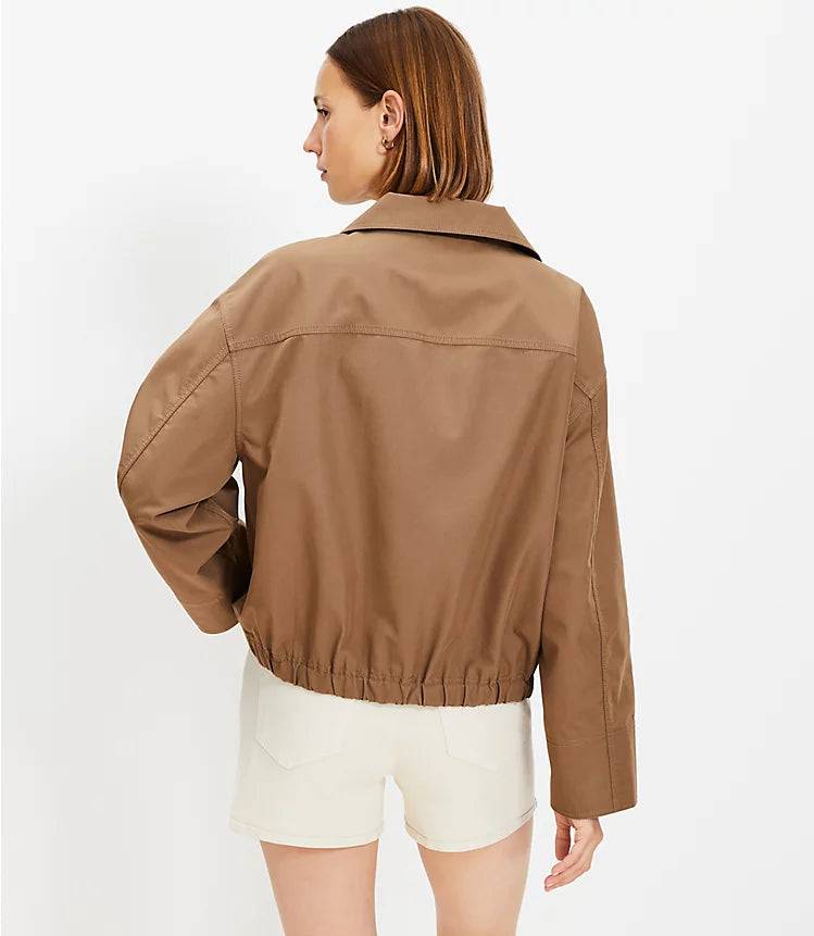 Drawstring Hem Jacket