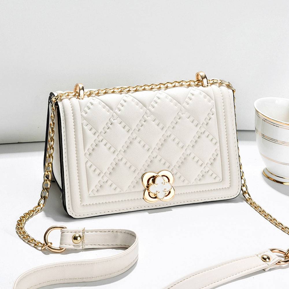 Chain PU Rectangle Crossbody Shoulder Bags