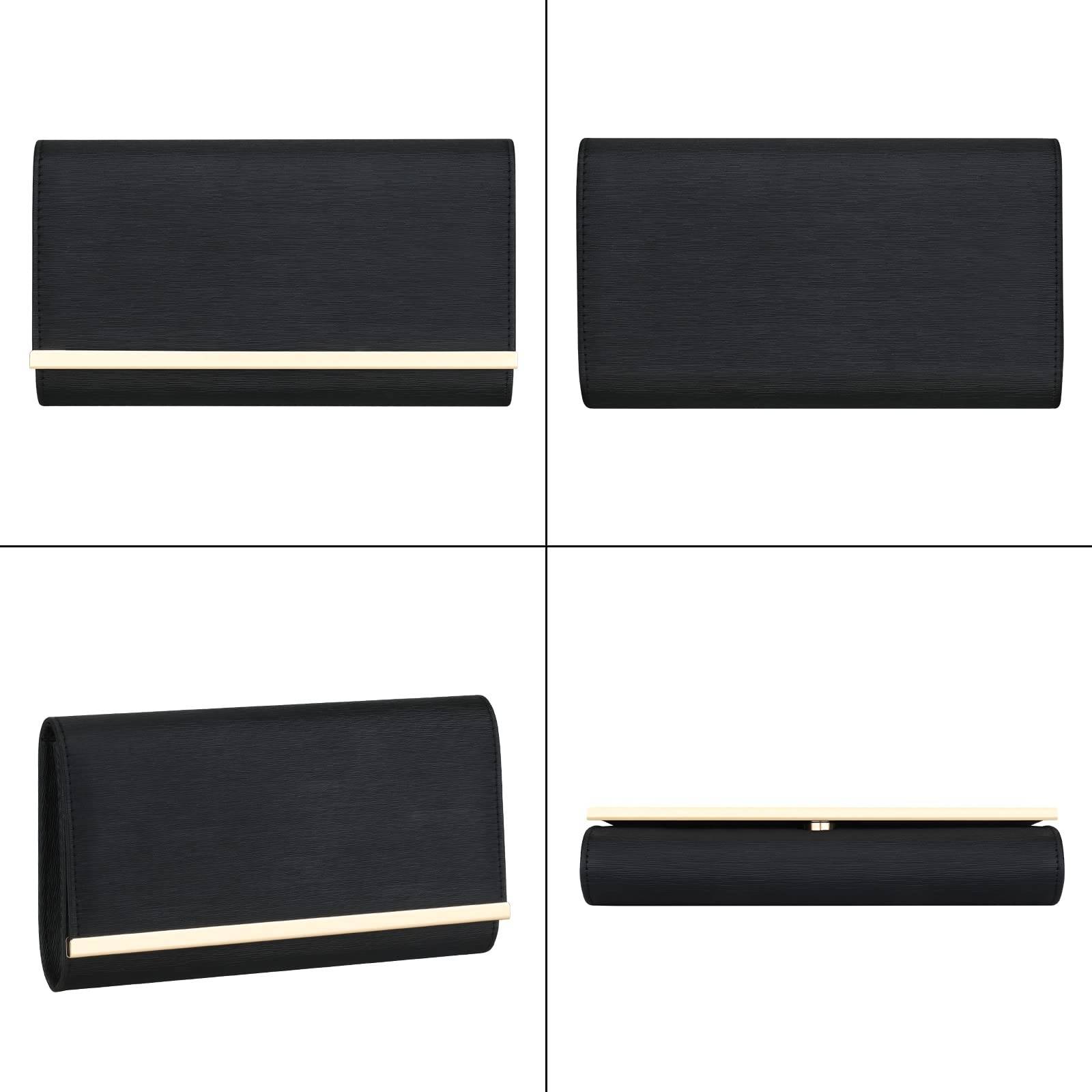 UBORSE Women Clutch Bag Evening Bag Elegant Women Chain Shoulder Bag Wedding Clutch Small Bridal Purse for Wedding Cocktail