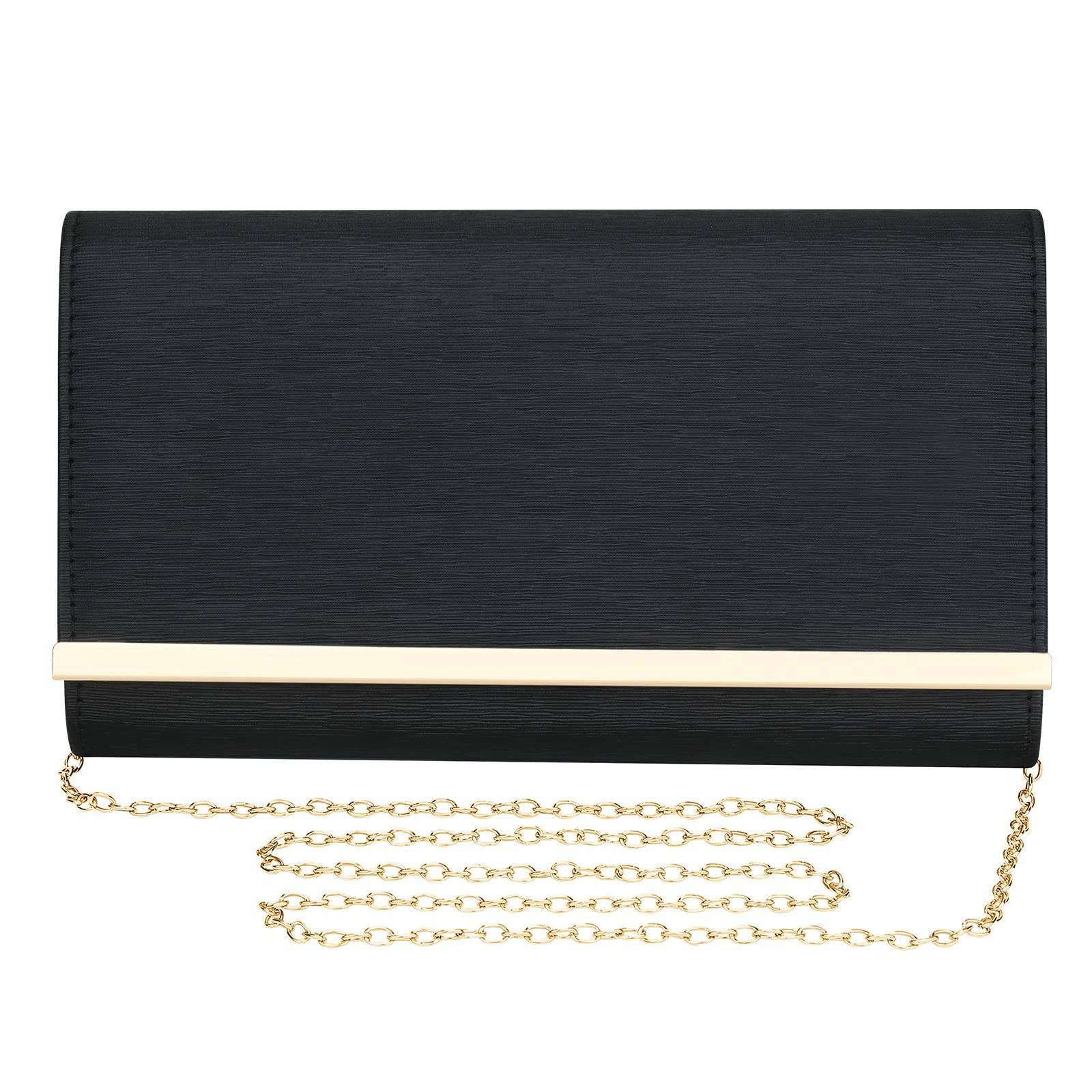 UBORSE Women Clutch Bag Evening Bag Elegant Women Chain Shoulder Bag Wedding Clutch Small Bridal Purse for Wedding Cocktail