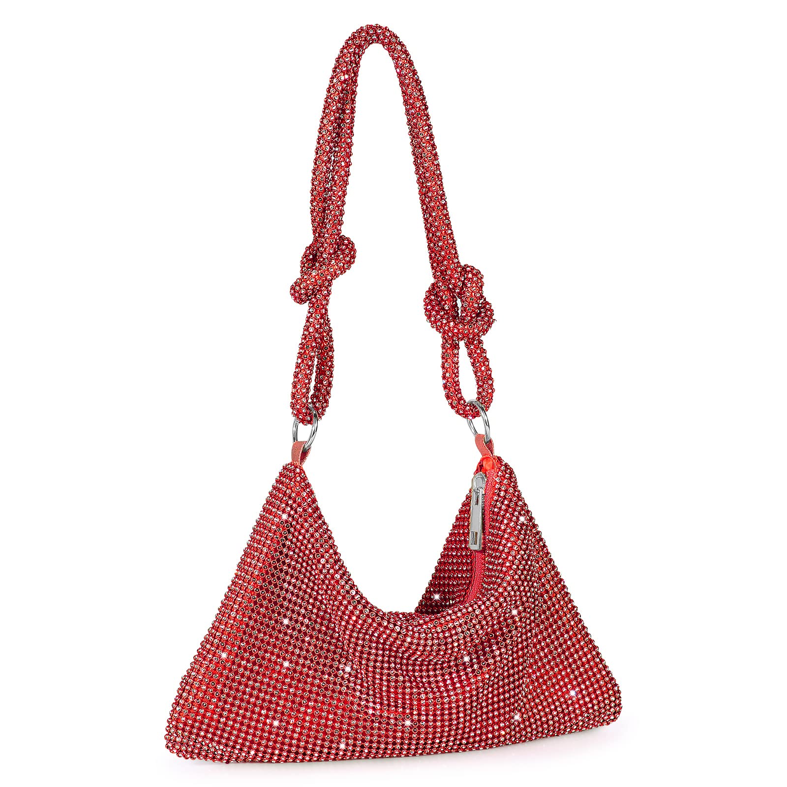 UBORSE Rhinestone Purse Glitter Small Bag Sparkly Evening Women Sequin Clutch